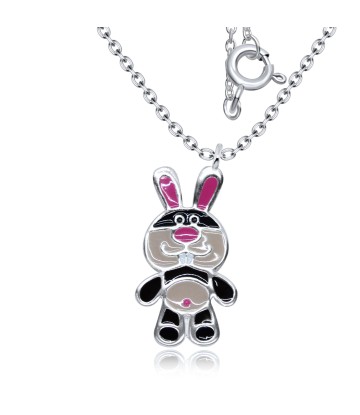 Rabbit Silver Kids Necklace SPE-3894